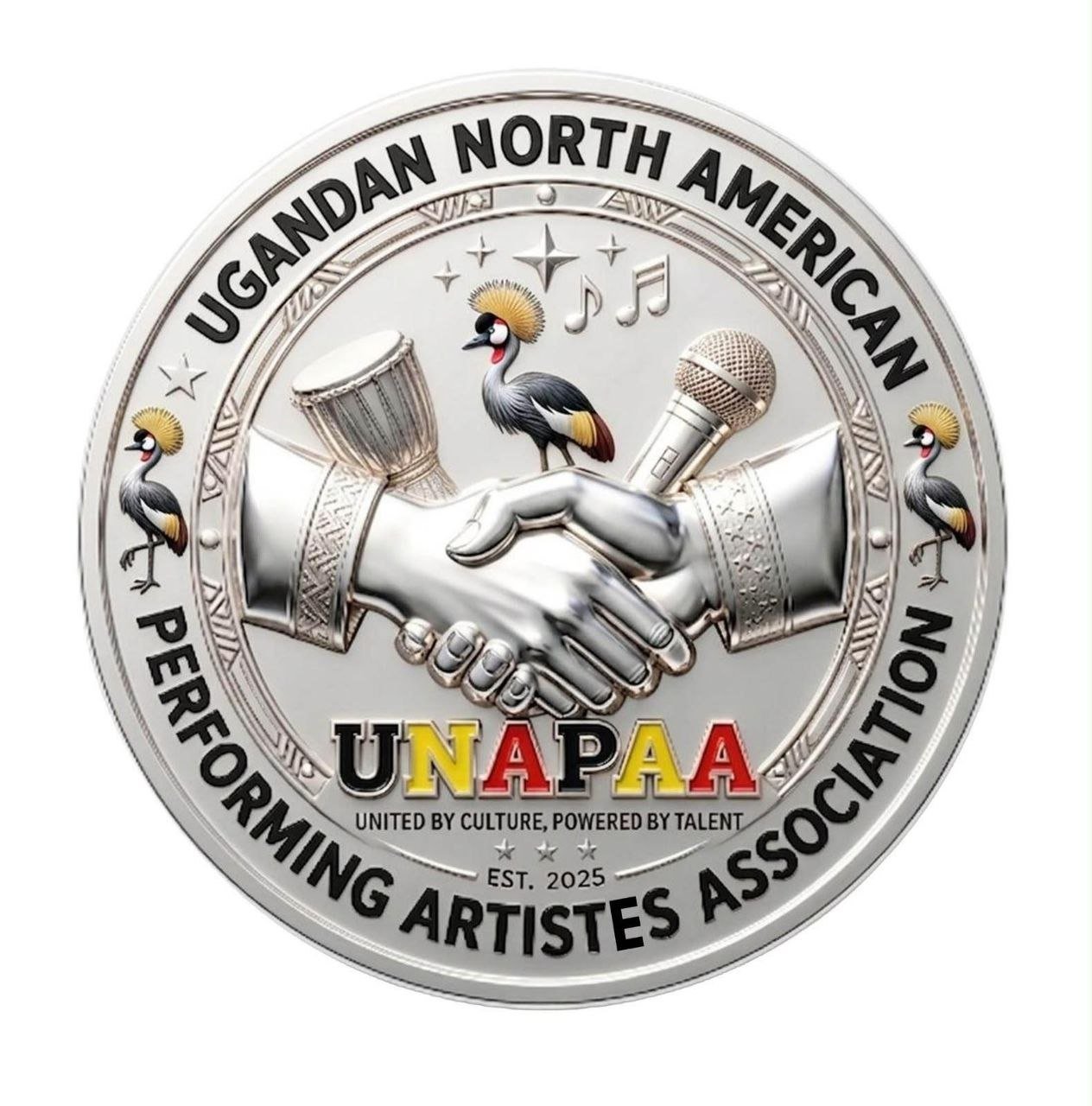 UNAPAA — Ugandan North American Performing Artistes Association logo